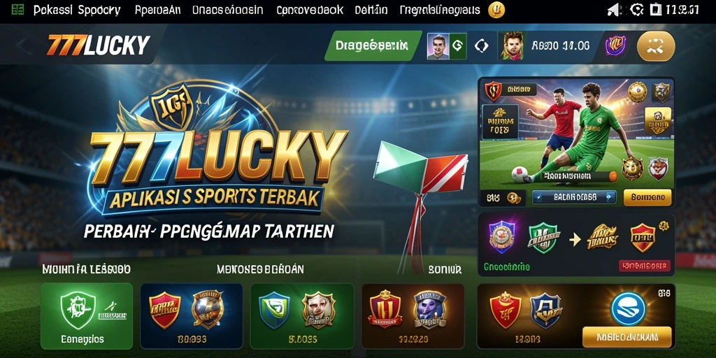 Tampilan gameplay yang menarik dari aplikasi Sportsbook 777LUCKY.