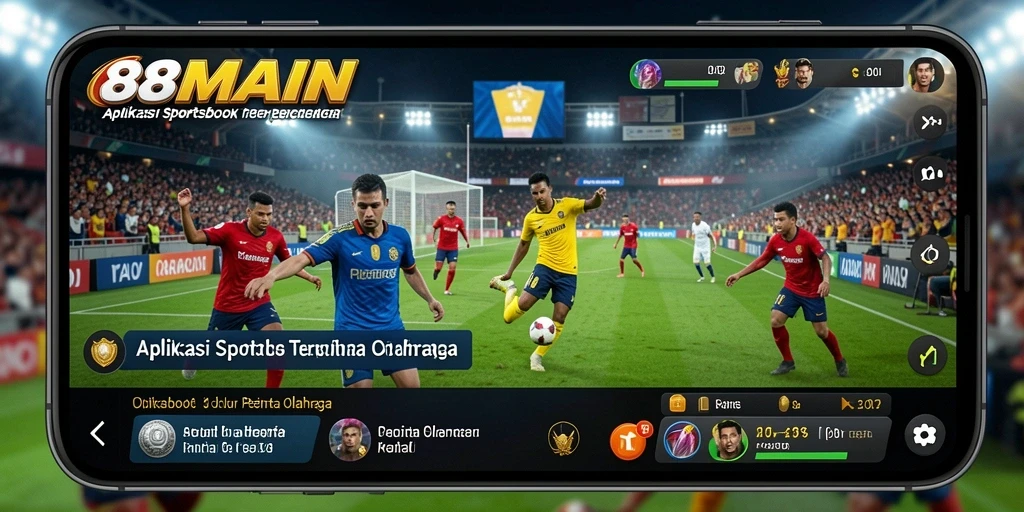Tampilan menarik dari gameplay taruhan olahraga 88MAIN.