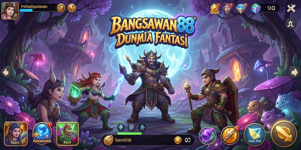 Tampilan gameplay seru dan menantang dalam BANGSAWAN88.