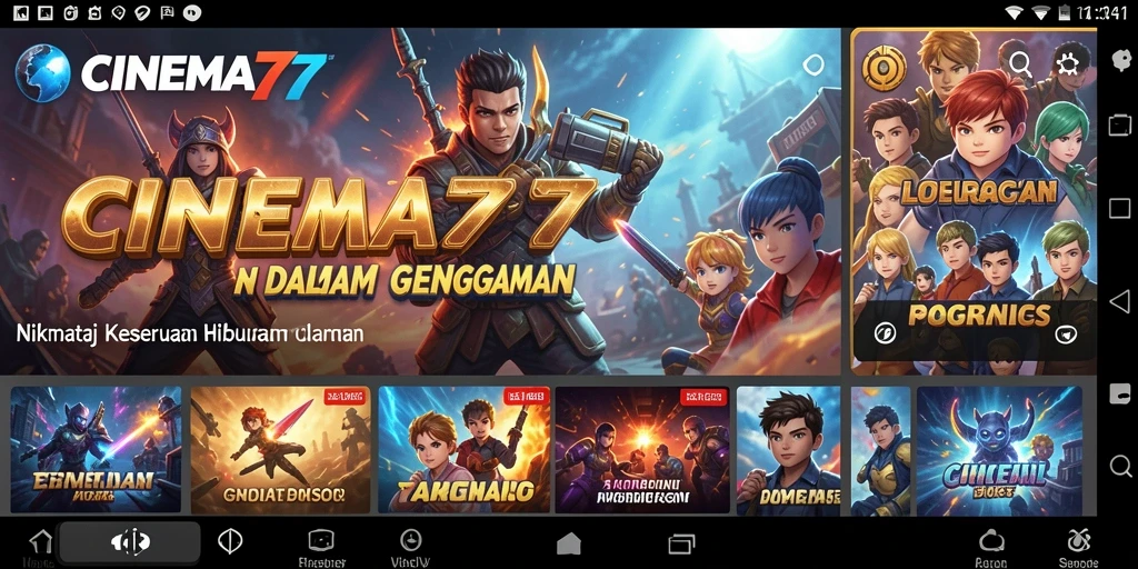 Tampilan menarik dari gameplay <strong>CINEMA77</strong> yang menyenangkan dan menghibur.