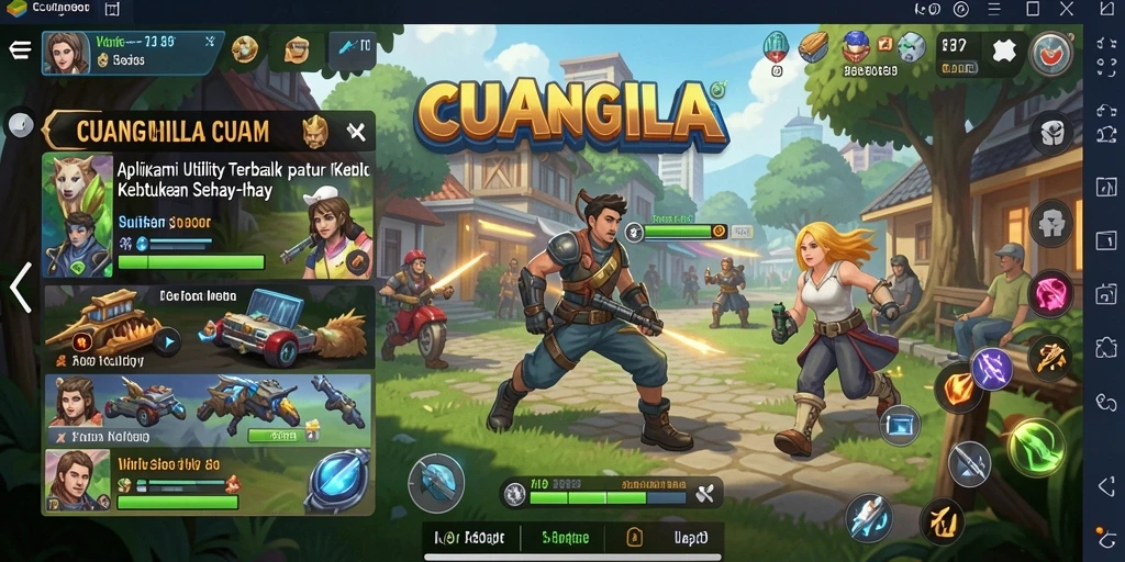 Tampilan antarmuka CUANGILA yang intuitif dan modern.