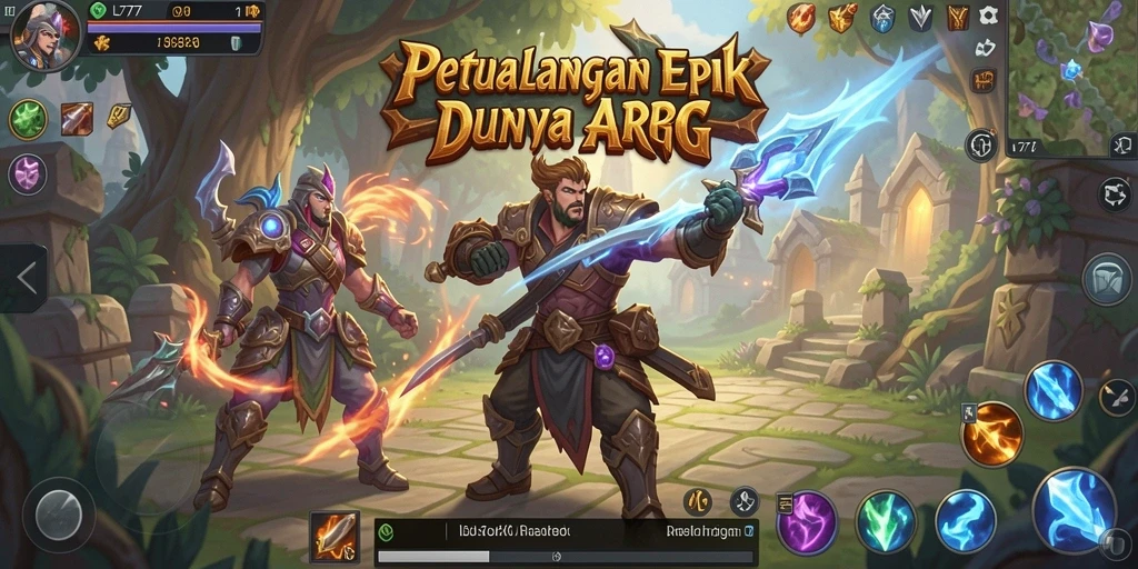 Tangkapan layar dari gameplay mendebarkan L777 yang menampilkan pertarungan ARPG.