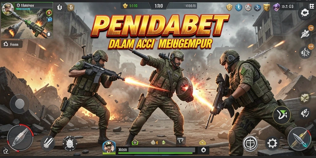 Screenshot dari gameplay PENIDABET menunjukkan aksi pertarungan yang mendebarkan.