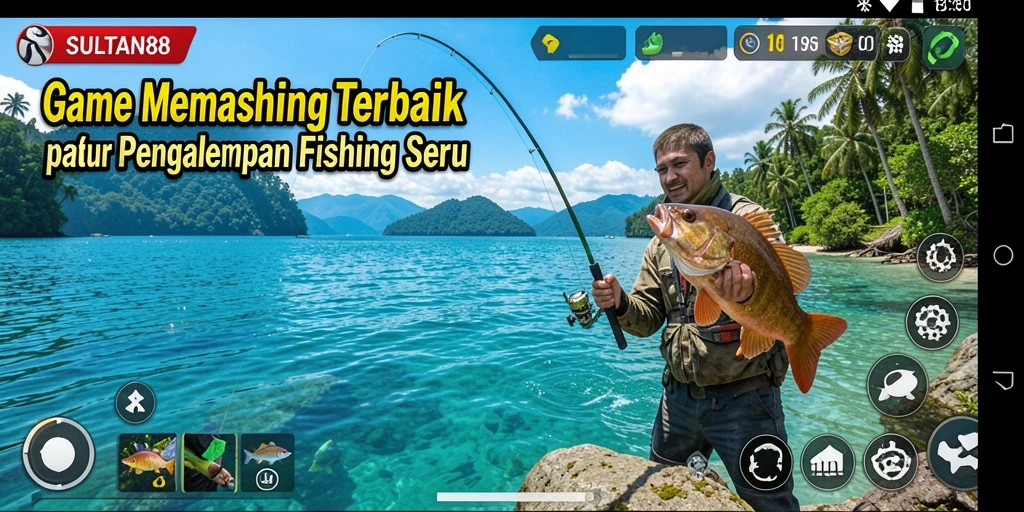 Gameplay SULTAN88 yang menegangkan dalam menangkap ikan.